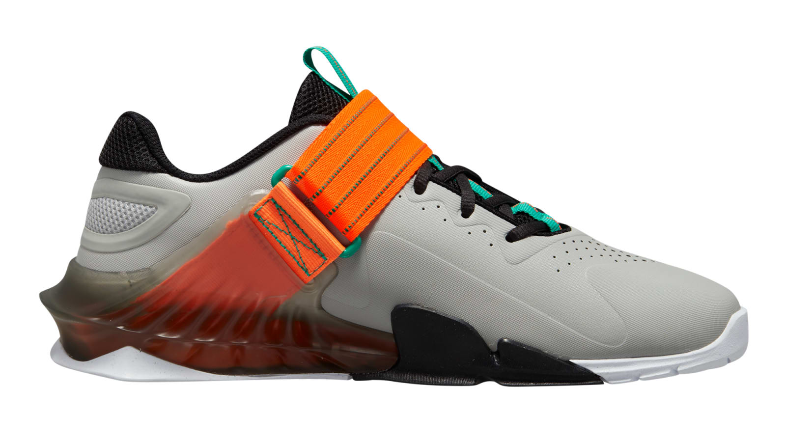 Nike Savaleos - Men's - Gray Fog / Clear Emerald / Total Orange